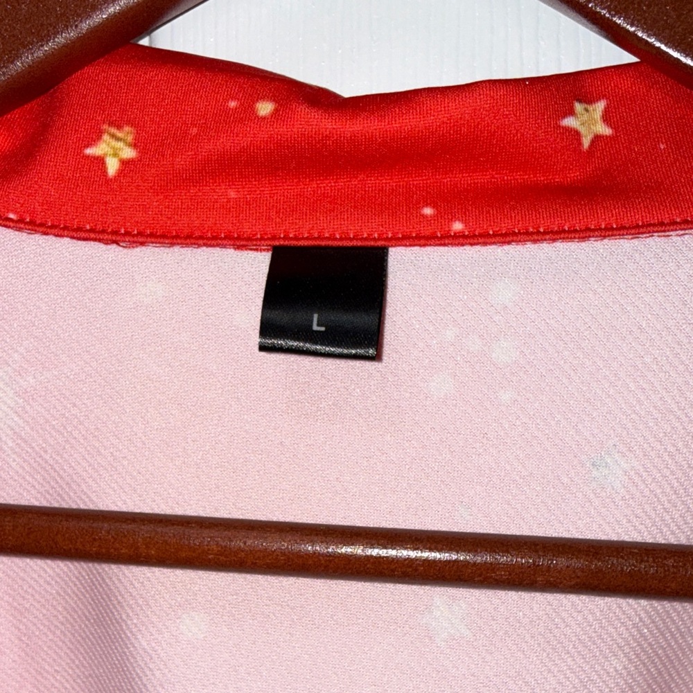 Red Star Patterned Men’sJacket - Picture 3 of 3